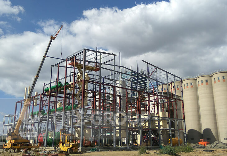 Ligne de production d'huile de soja