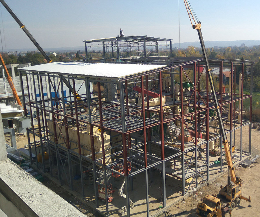 Ligne de production d'huile de soja