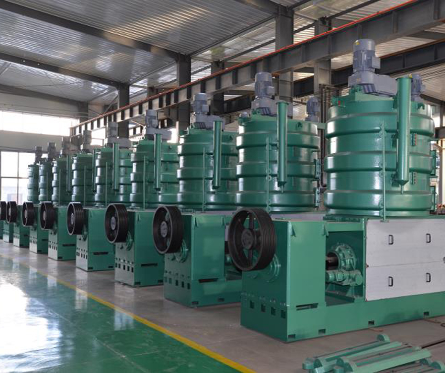 Usine de production d'huile de soja