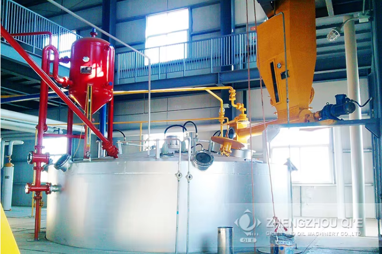 Extraction d’huile à partir de graines de soja